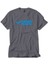 Rafael Nadal Blue Logo Text Gri Tişört 1