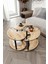 Yin Yang Unity Serenity 3'lü Safir Meşe 70 cm Orta Sehpa 1
