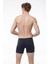 Erkek Füme 2 Li Pamuk Elastan Uzun Boxer 2M073 4