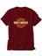 Harley Davidson Cycles Logo Kırmızı Tişört 1