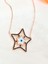 Gözlü Sedef Taşlı Yıldız Kadın Gümüş Kolye 2