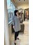 7067 Leopar Desenli Antrasit Tunik 1