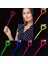 Nessiworld Karanlıkta Yanan Glow Stick Partisi Kalp Şekilli Asa Sopa 6 Renk 6 Adet 2