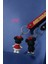 Mickey & Minnie Mouse 3D Çift Anahtarlık 2 Adet 3