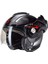 Beon B 702 Reverse Tam Açılır Kask Siyah Beyaz Kırmızı L 1