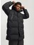 Siyah Erkek Mont 12260481_JCOALPHA Long Puffer Sn 3