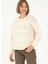 Bisiklet Yaka Oversize Krem Kazak Kadın Peter 3