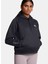 Siyah Kadın Kapüşon Normal Düz Sweatshirt 1386504-001 Ua Armour Flc Pro Hdy 1