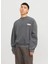 Bisiklet Yaka Koyu Gri Erkek Sweatshırt 12266178_JORRIDGEWOOD Wash Sweat Cr 2