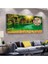 Nehir Kenarı Manzara 120 X 60 Saatli Kanvas Tablo 1