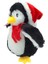 Kırmızı Şapkalı Pelüş Penguen 30CM 0392 2