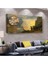 Doğa Manzara 100 X 50 Cm Saatli Kanvas Tablo 1
