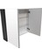 Lotus Banyo Dolabı 80 cm Lavabo Dahil Antrasit Çekmeceli Komple Mebran Mdf 3