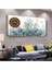 Orman Manzara 100 X 50 Cm Saatli Kanvas Tablo 1