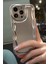 Apple iPhone 15 Promax Uyumlu Zigzaglı Dalgalı Gümüş Puf Kılıf 4