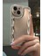 iPhone 15 Plus Uyumlu Zigzaglı Dalgalı Gümüş Puf Kılıf 1