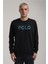 Bisiklet Yaka Lacivert Slim Fit Sweatshirt 24FWM60186 1