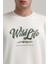 Bisiklet Yaka Ekru Slim Fit Sweatshirt 24FWM60195 4