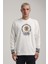 Bisiklet Yaka Ekru Slim Fit Sweatshirt 24FWM60187 1