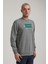 Bisiklet Yaka Lacivert Slim Fit Sweatshirt 24FWM60201 3