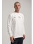 Bisiklet Yaka Siyah Slim Fit Sweatshirt 24FWM60188 4