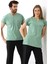 Bflex Unisex Likralı Yarasa Kol Tek Üst - 6428 Çağla Yeşili 2