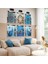HİLYE-İ ŞERİF VE DİNİ MODEL 6'LI PLEKSİ KENAR MDF TABLO SETİ 2