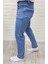 Erkek Slim Fit Açık Mavi Esnek Likralı Kot Pantolon (508) 3