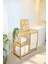 Bambu 3 Raflı Kumaşlı Banyo Düzenleyici Kirli Çamaşır Sepeti D/8 JW-22750 3