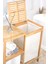 Bambu 3 Raflı Kumaşlı Banyo Düzenleyici Kirli Çamaşır Sepeti D/8 JW-22750 4