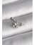 316L Çelik Gümüş Renk Zirkon Taşlı Sallantı Kalp Detay Tragus Piercing 1