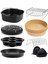 Kare Hava Fritözü Aksesuarları 9 Inç, Cosori Ninja Phillips Tower Instant Pot Tefal Vb 5.6-8.3l Derin Sepetli Hava Fritözü (Yurt Dışından) 1