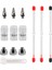 Airbrush Memesi Iğne Kapağı 0.2mm 0.3mm 0.5mm Airbrush Püskürtme Tabancası Kiti Için Anahtarlı Yedek Aksesuar Parçaları (Yurt Dışından) 1