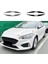 Ford Için Araba Parlak Siyah Far Lambası Kaşları Kapak Trim (Yurt Dışından) 2
