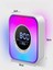 Alarm ve Sıcaklık Göstergeli Ambiyans Atmosfer Işığı Bluetooth Hoparlör Gece Lambası Saat 2