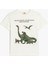 Dinozorlu T-Shirt Kısa Kollu Bisiklet Yaka Pamuklu 1