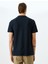 Bisiklet Yaka Pamuklu Dokulu Kısa Kollu Slim Fit T-Shirt 4