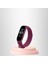 Mi Band 3-4 Uyumlu Silikon Kordon M3-M4 Uyumlu BORDO 1