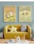 Çerçeveli, 'kirpi' Çocuk Odası 2li Dekoratif Tablo, Modern Pinterest Tarzı Çerçeveli Poster 1