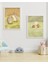 Çerçeveli, 'kirpi' Çocuk Odası 2li Dekoratif Tablo, Modern Pinterest Tarzı Çerçeveli Poster 2