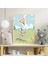 Çerçeveli, 'tavşan' Çocuk Odası 2li Dekoratif Tablo, Modern Pinterest Tarzı Çerçeveli Poster 2