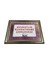 Avukatlık Ruhsat Çerçevesi Gümüş Renk - 33 x 48 - Hakiki Camlı Ruhsatname Çerçevesi 3