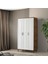 Ücretsiz Montaj - % 100 MDF Sport 3 Kapaklı Gardırop - MDF Dolap - Elbise Dolabı 1