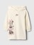 Kız Bebek Bej Gap Logo Minnie Mouse Vintage Soft Sweatshirt Elbise 1