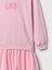 Kız Çocuk Pembe Wicked Gap Logo Vintage Soft Sweatshirt Elbise 3