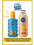 SUN Yüksek Güneş Koruyucu Sprey SPF50 200ml, Q10 Sıkılaştırıcı Bronzlaştırıcı Vücut Losyonu 200ml 1