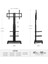 Tekerlekli ve 3 Raflı Tv Ünite Sehpası Yüksekliği Ayarlanabilir Tv Ünitesi 32-70 Inç Tv'ler Için 2