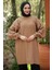 Balon Kol Triko Tunik Camel HM2519 5
