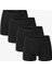 Erkek Boxer 4lü Paket Daily Comfort 9690 - Siyah 4