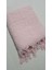 El Bağlamalı Saçaklı El Havlusu 50 x 90 cm Açık Pembe 1